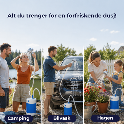 AquaFlow™ | Komplett sett med slange og munnstykker