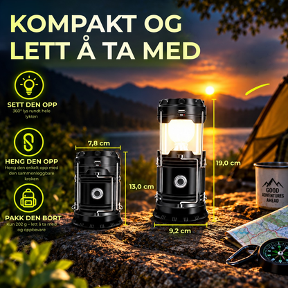 PullLight™ | Lys når du trenger det – hjemme, i bilen eller på tur