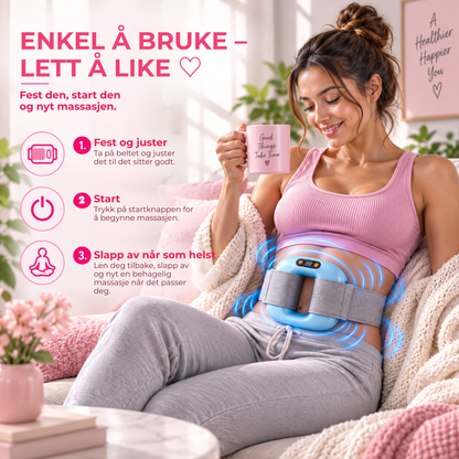 PulseBelt™ | Målrettet vibrasjonsmassasje når kroppen føles stram