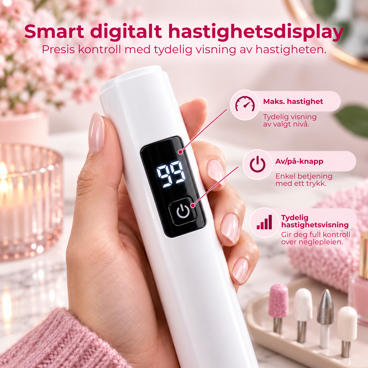 NegleStudio™ | Salongfølelse hjemme – uten tidkrevende håndfiling