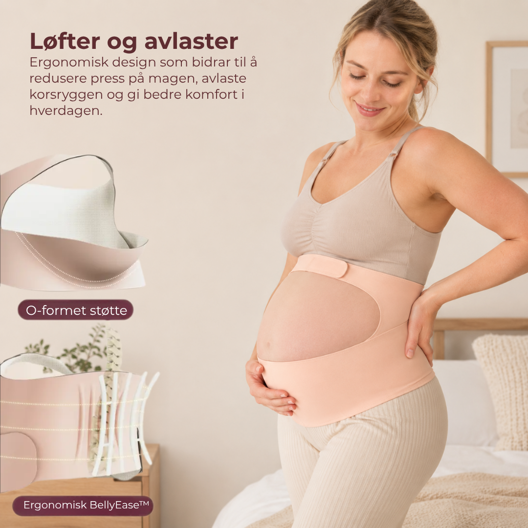 BellyEase™ | Ergonest O-Band graviditetsbelte for magestøtte