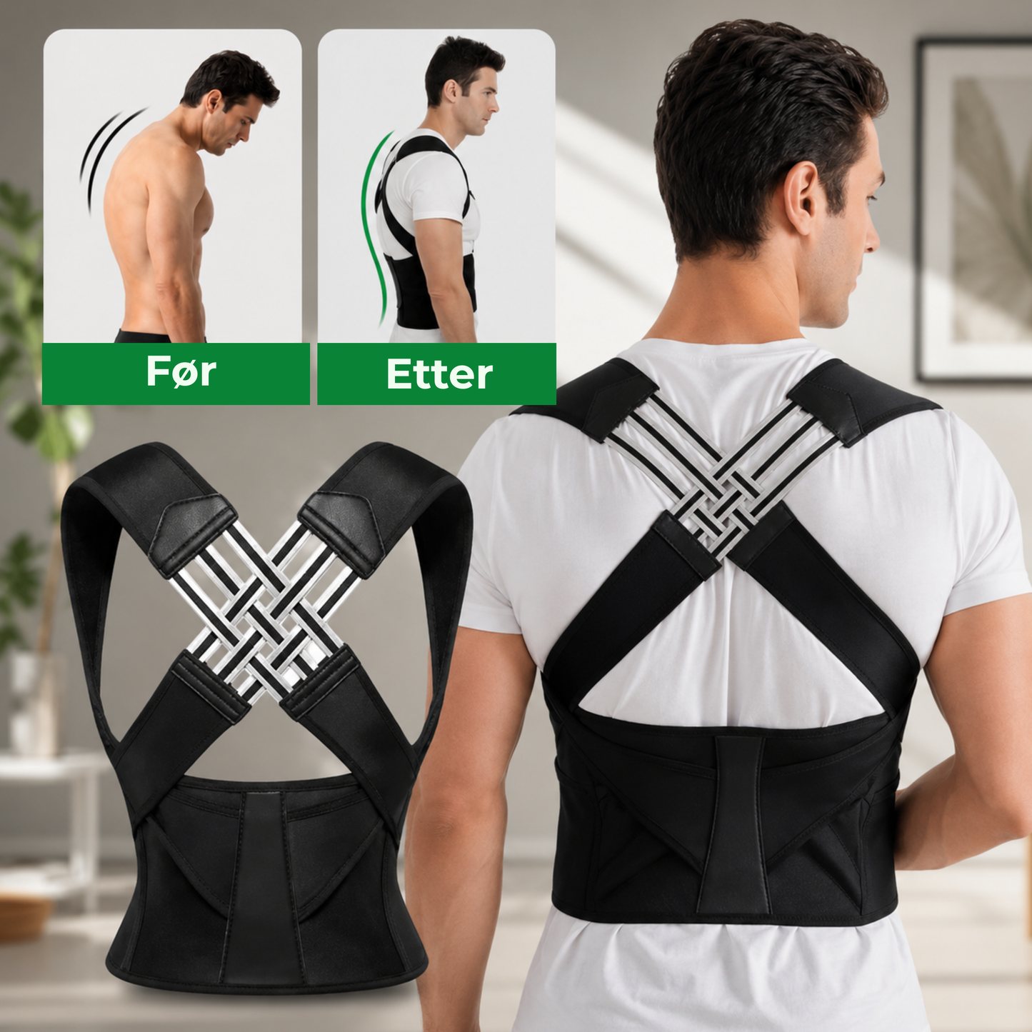 UprightFit™ | Ryggstøtte – bidrar til bedre holdning