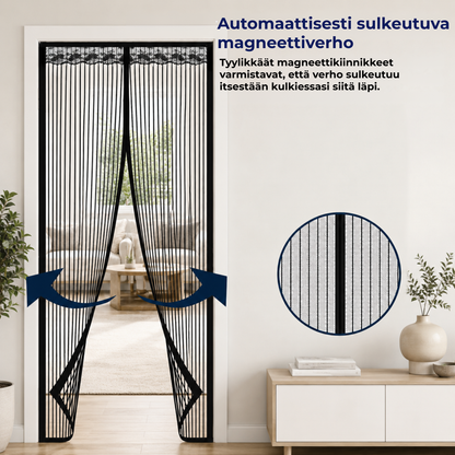 MagnetMesh™ | Sommergardin med magnetisk myggnett