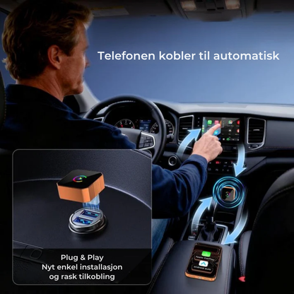 DriveSync Air | Gjør CarPlay trådløs på få sekunder