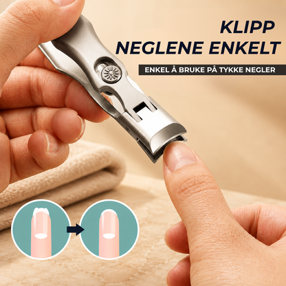 TåTrim™ | Ergonomisk buet negleklipper – for tykke negler, inngrodde negler og enkel klipping