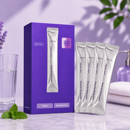 VioletSmile™ | Lilla munnskyll for et visuelt lysere smil på 30 sekunder