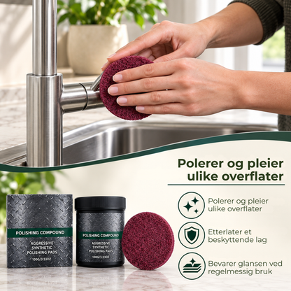 ShineRevive™ | Alt-i-ett poleringsmiddel for overflatefornyelse – med poleringspute