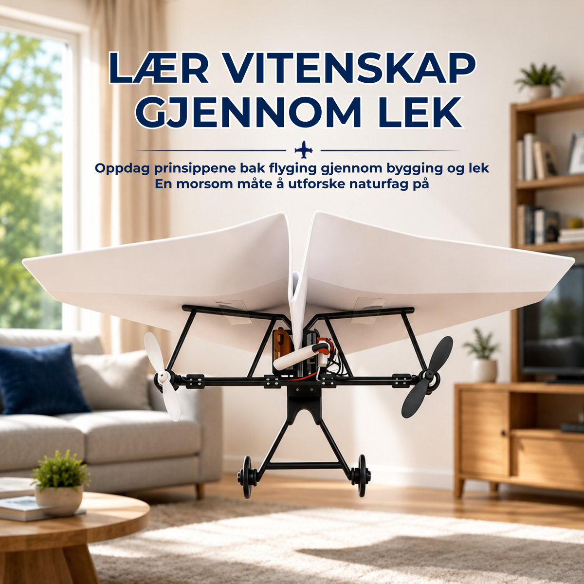 AeroFold™ | Gjør papirflyet fjernstyrt