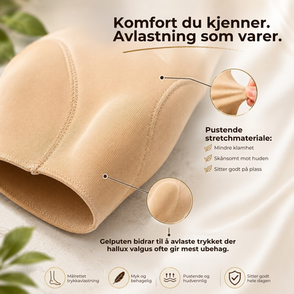TåStøtte™ | Myk støtte for en mer naturlig tåposisjon