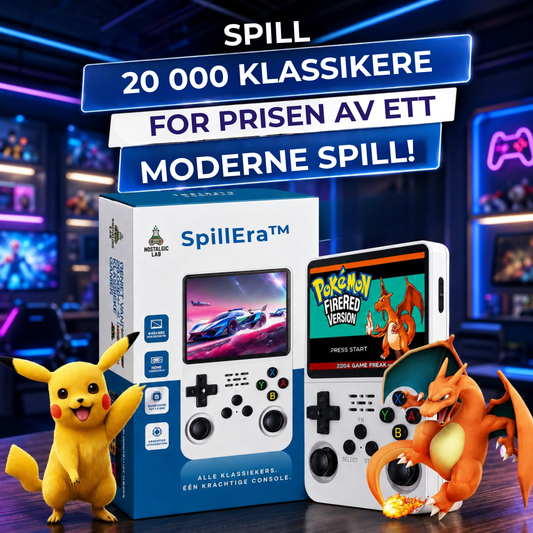 SpillEra™ | Retrospill samlet i én håndholdt konsoll