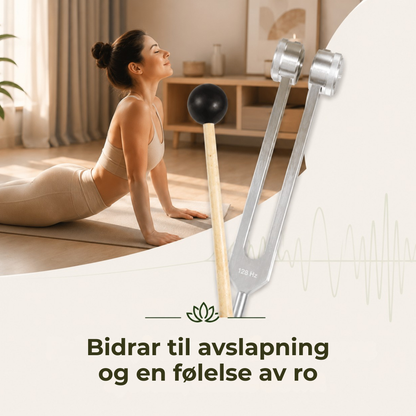 TerapiStemmegaffel 128 Hz™ | Ro og avslapning gjennom lyd og vibrasjon