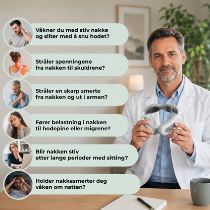 Neckiva™ | Dyp avspenning med varme for nakke og skuldre