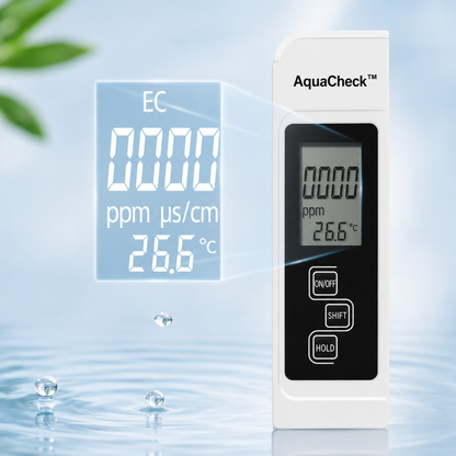AquaCheck™ |  Mål vannkvaliteten på sekunder