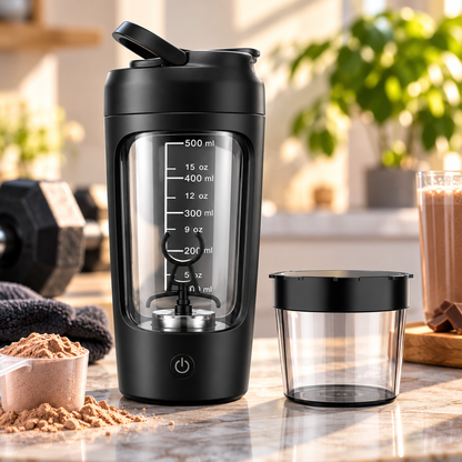 Press&Pour | Klumpfri proteinshake med ett knappetrykk
