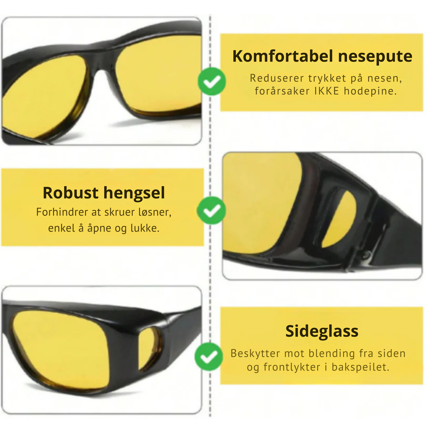 SafeSight™ | Se klart i mørket – si farvel til blending fra møtende biler
