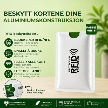 CardProtect™ | RFID-kortholder som beskytter kortene dine mot trådløs skimming