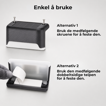 SolarMark™ | Solcelledrevet Trappelys