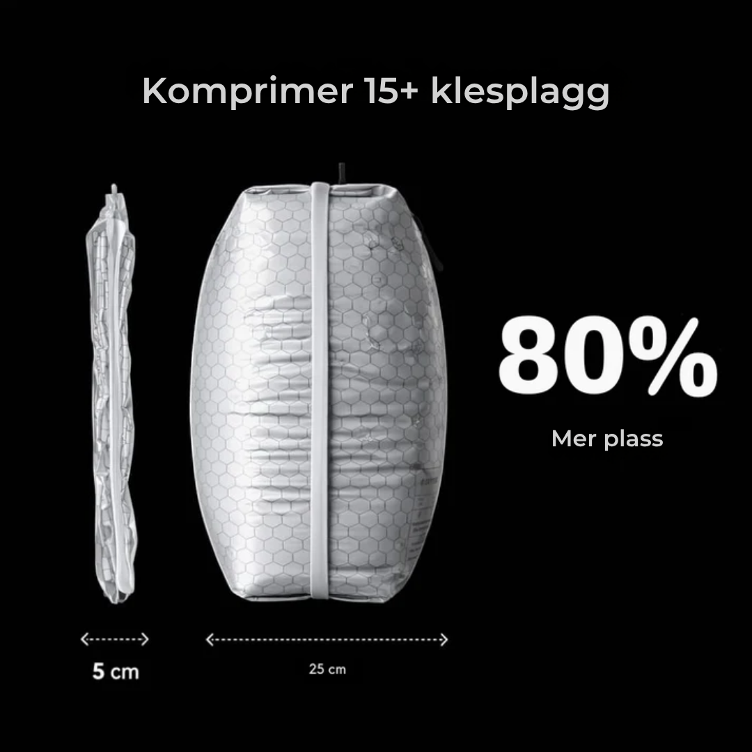 VacuPack™ | Pakk smartere og få plass til mye mer