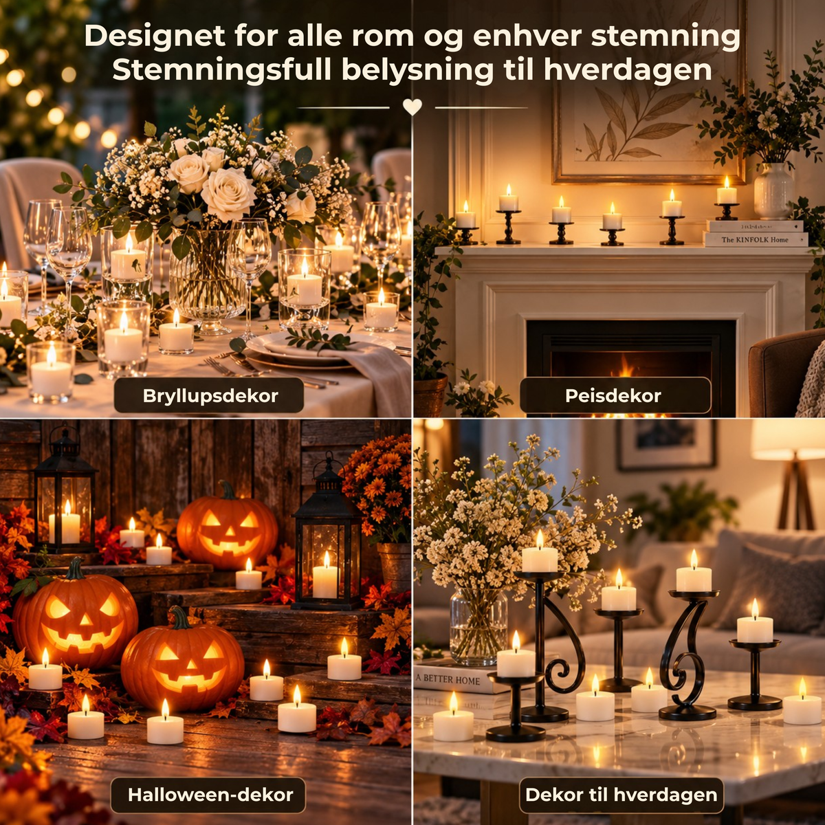 LED Telys™ | Koselig lys uten åpen flamme