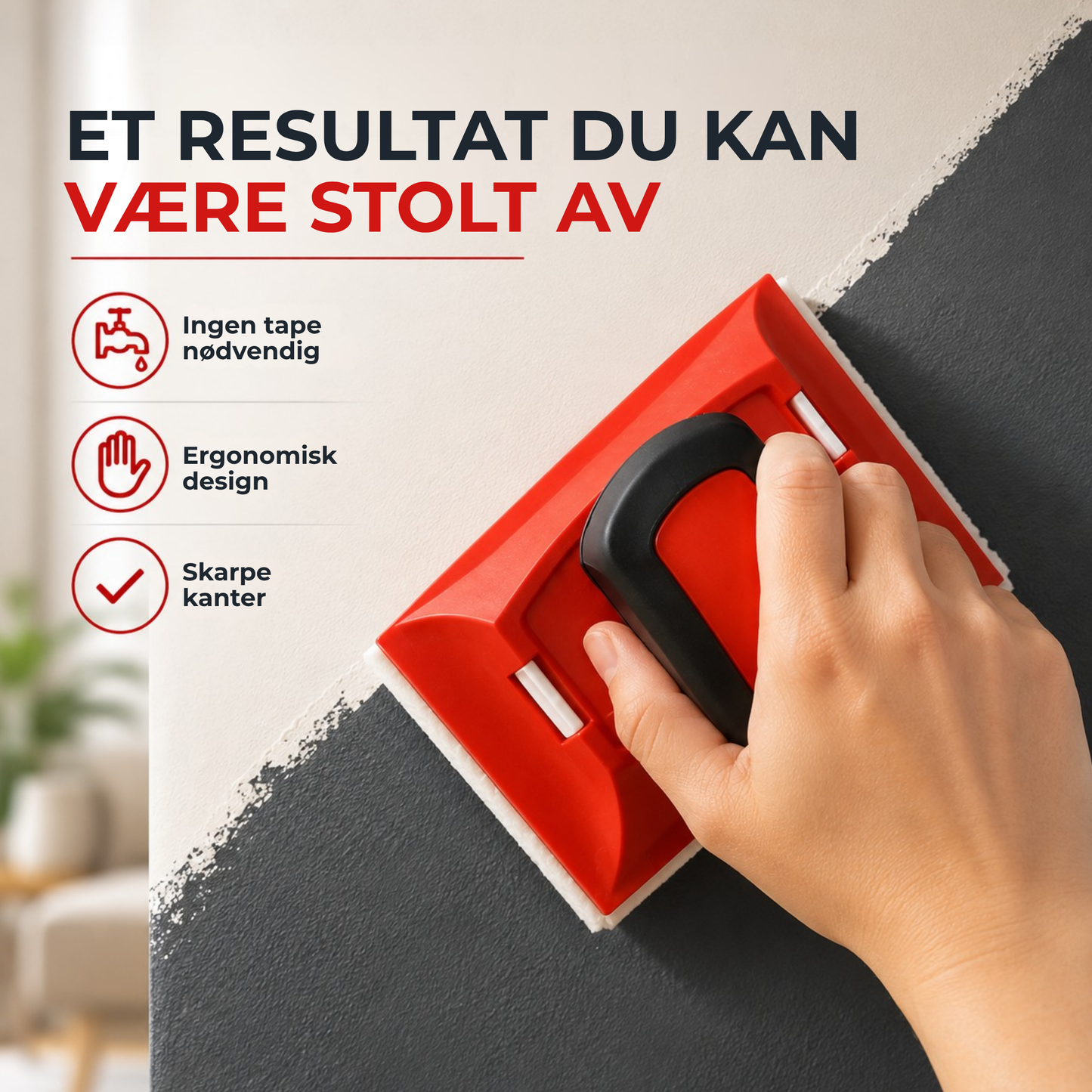 LineGlide™ | Skarpe malerkanter – uten tape og styr