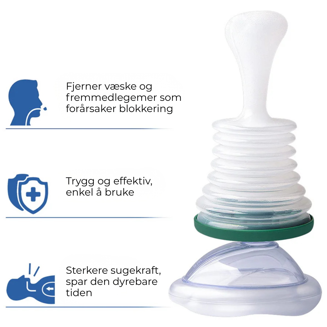 BreatheSafe™ | Gjenbrukbart nødutstyr for å åpne luftveiene