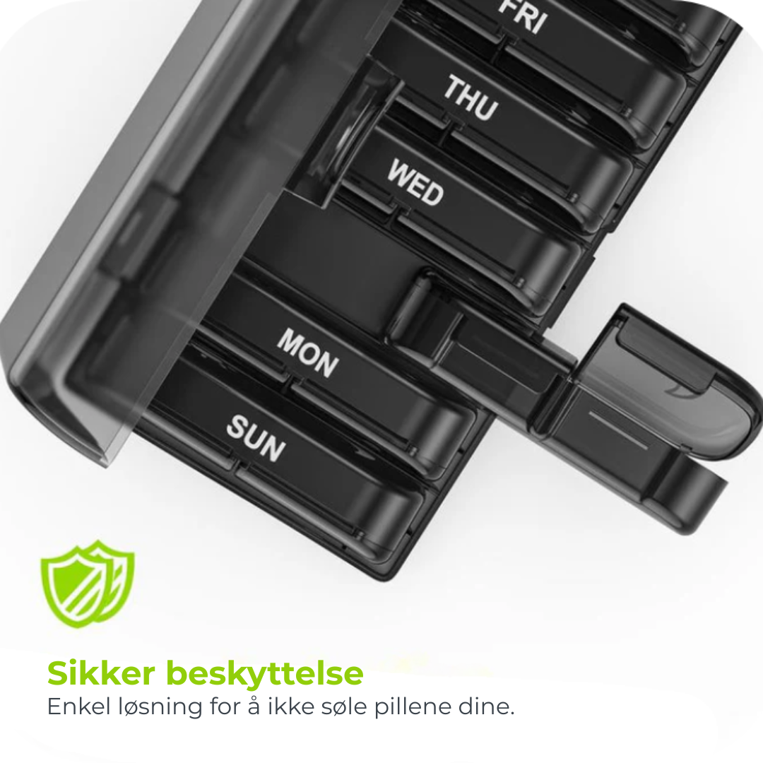 UkeDose™ | Hold kontroll på ukens doser på et øyeblikk