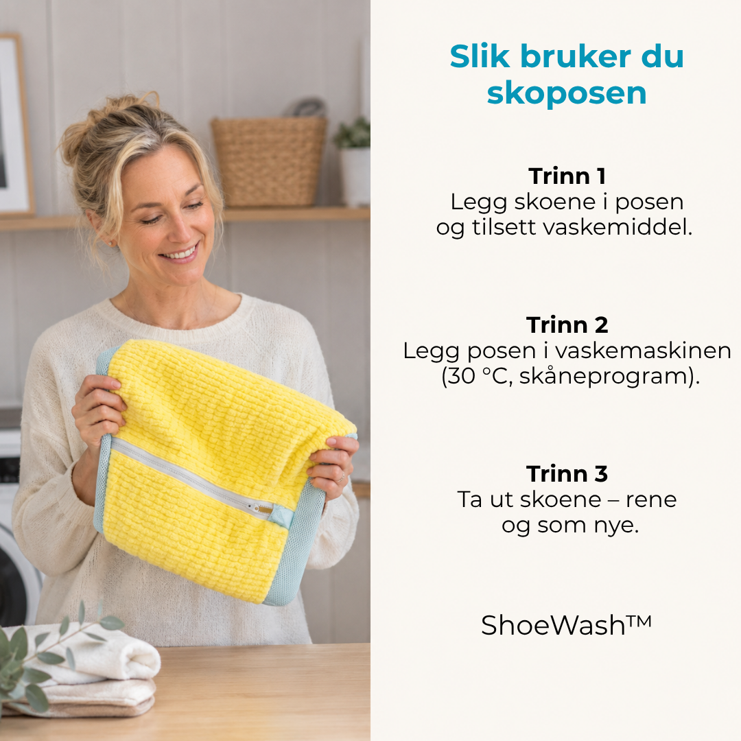 ShoeWash™ | Vaskepose for sko