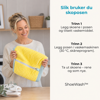 ShoeWash™ | Vaskepose for sko