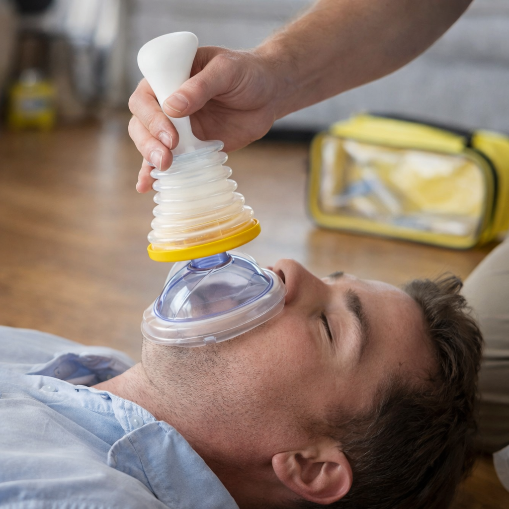 BreatheSafe™ | Gjenbrukbart nødutstyr for å åpne luftveiene