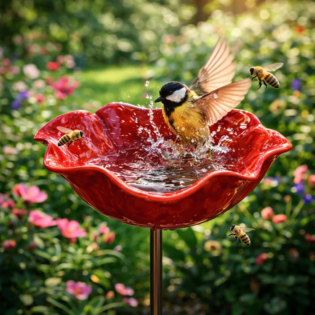 BloomHaven™ | Vannstasjon for fugler og pollinatorer