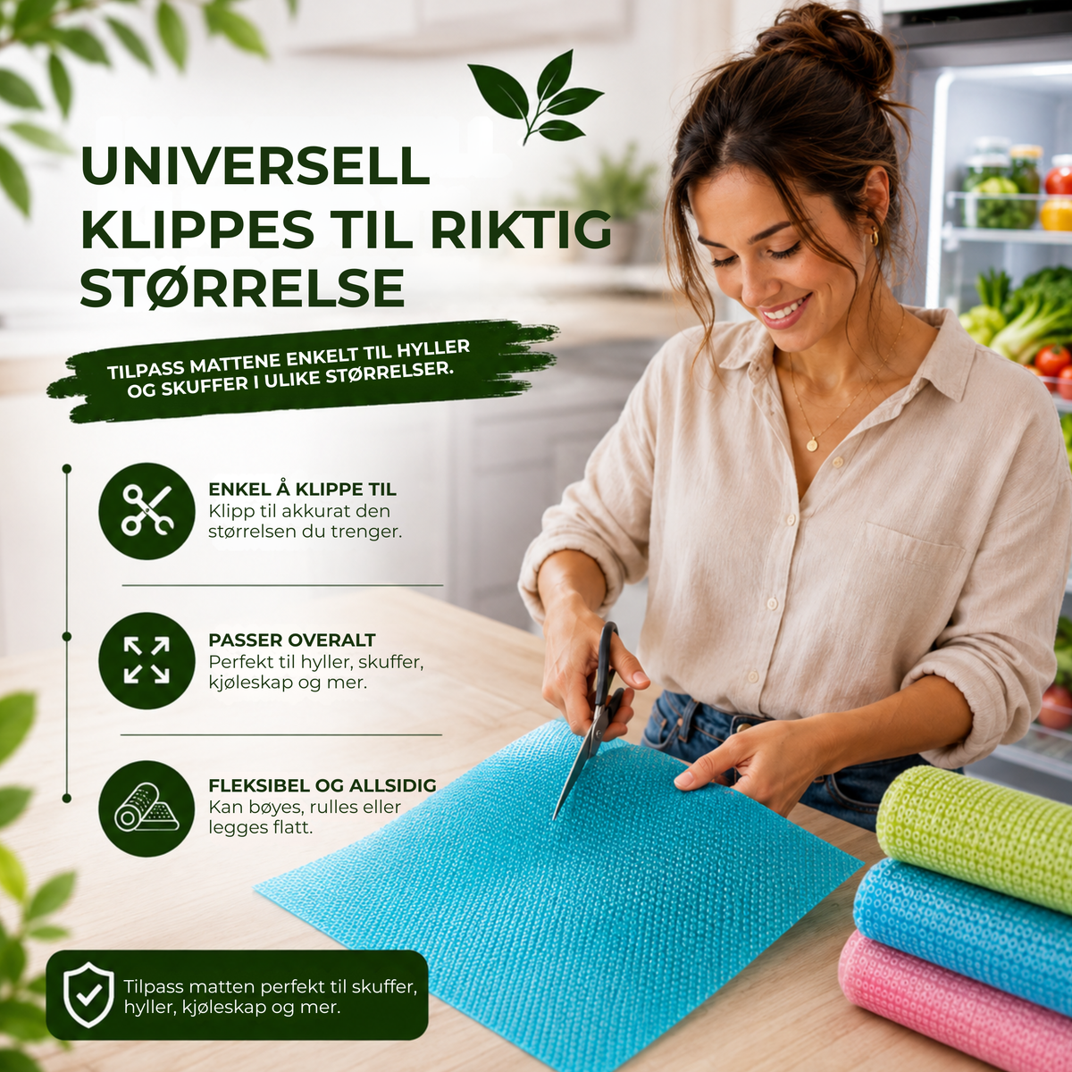 ShelfLayer™ | Mindre søl, enklere rengjøring