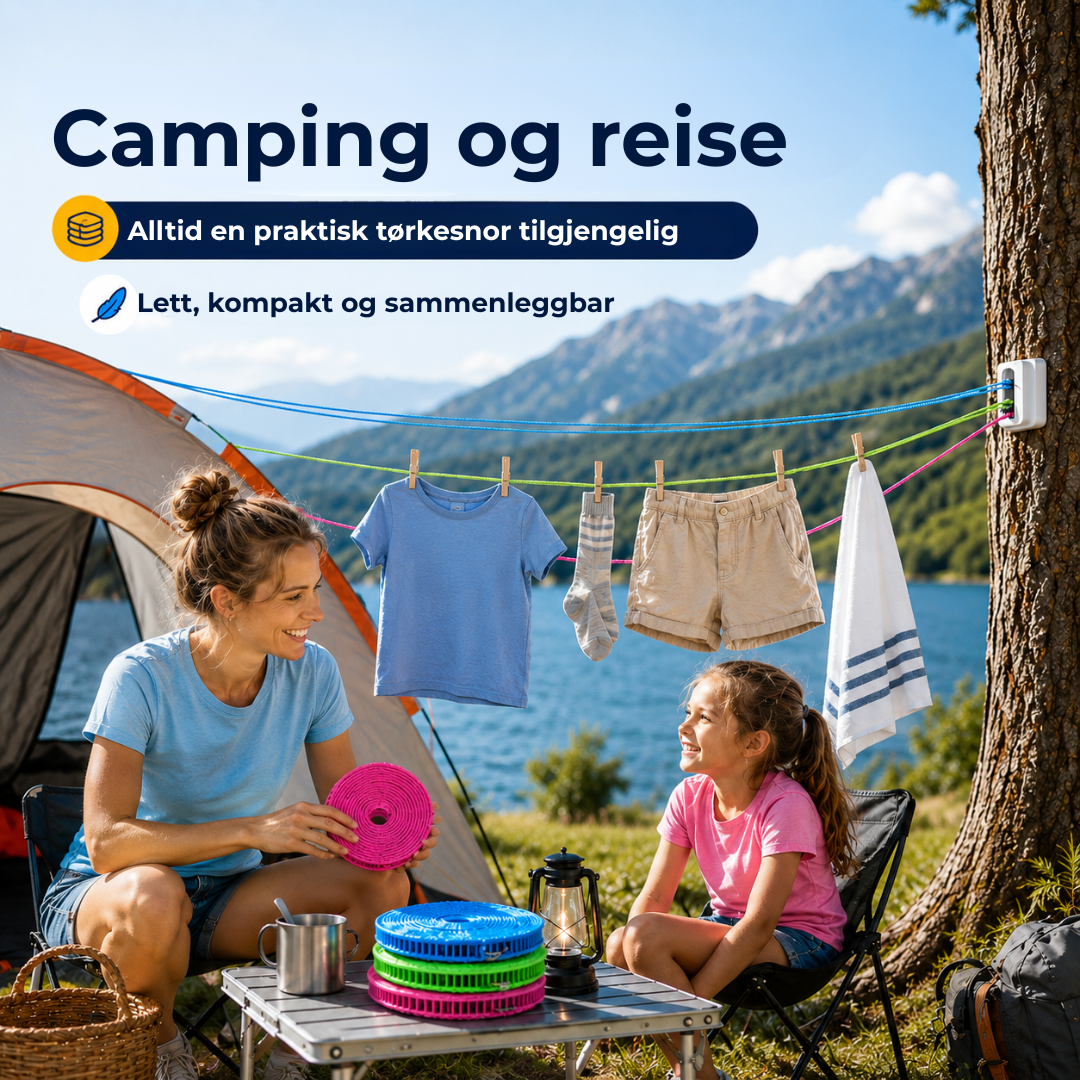 KlesGrep™ | Vindtett og sklisikker klessnor
