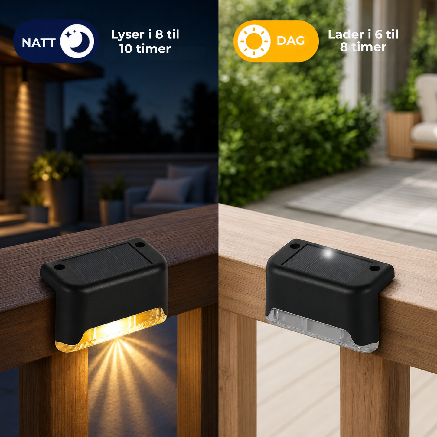 SolarMark™ | Solcelledrevet Trappelys