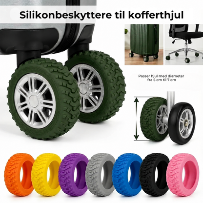 TravelTreads™ | Beskytt kofferthjulene dine og reis uten bekymringer!