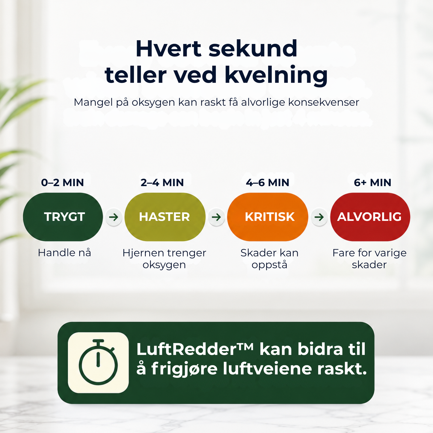 LuftRedder™ | Kvelningshjelpemiddel