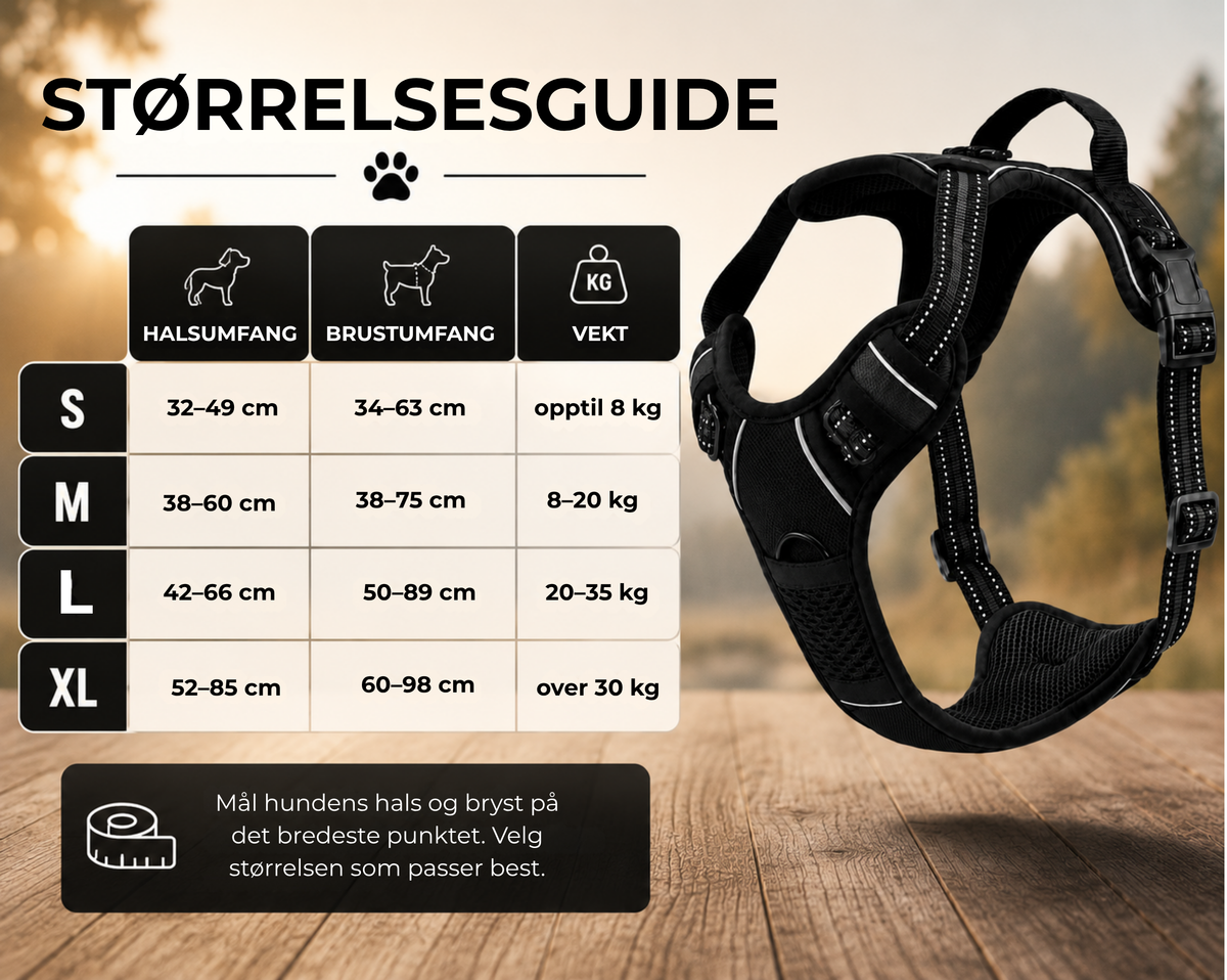 Størrelsesguide