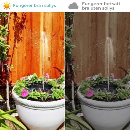 SolFontene™ | Få liv i hagen på sekunder – uten kabler