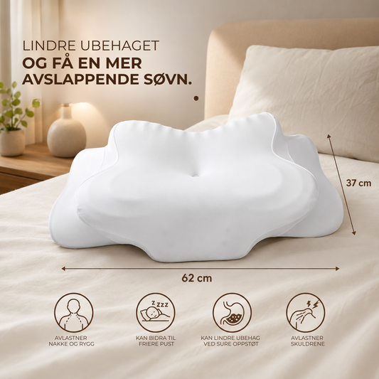 Somnora™ | Ergonomisk Pute for Bedre Nakkestøtte