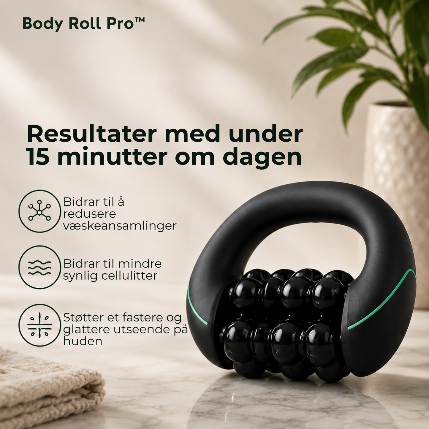 BodyRoll Pro™ | Muskelmassasjerulle