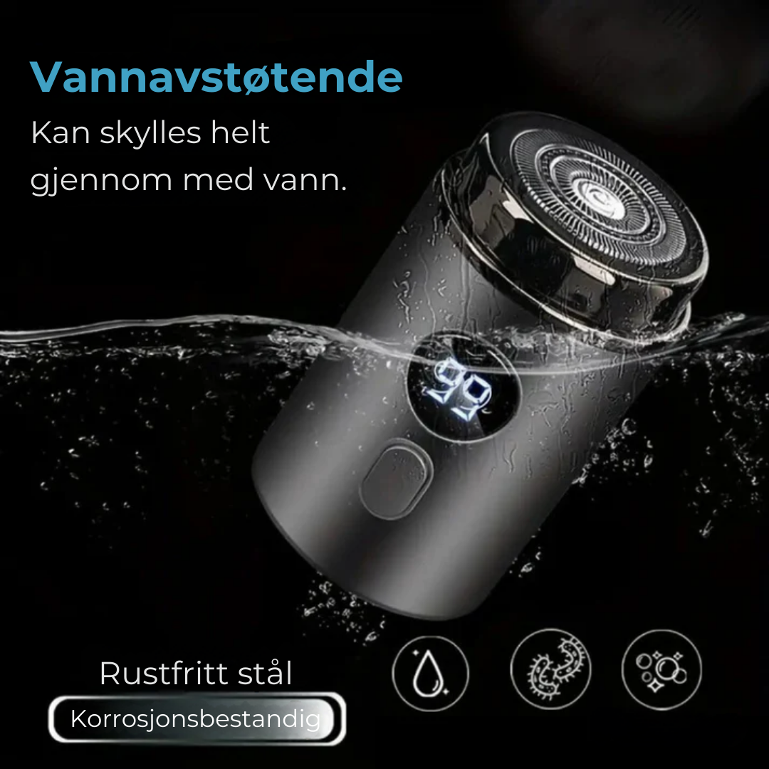 ShaveMate™ | Si farvel til stubber og rotete barbering – uansett hvor du er