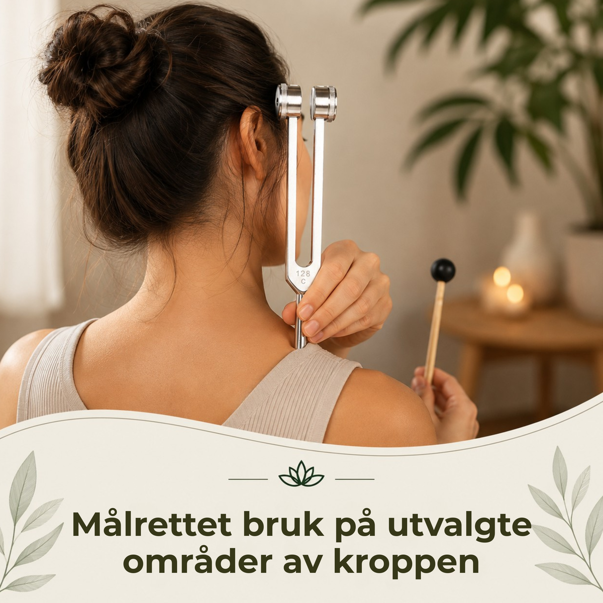 TerapiStemmegaffel 128 Hz™ | Ro og avslapning gjennom lyd og vibrasjon