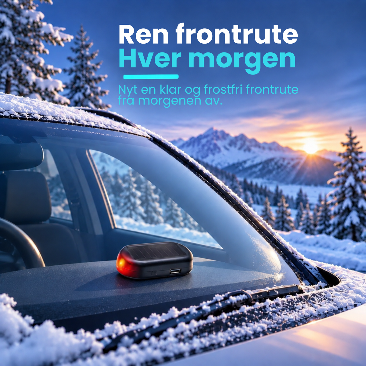 FrostRune | Kompakt elektronisk frostbeskyttelse for bilen