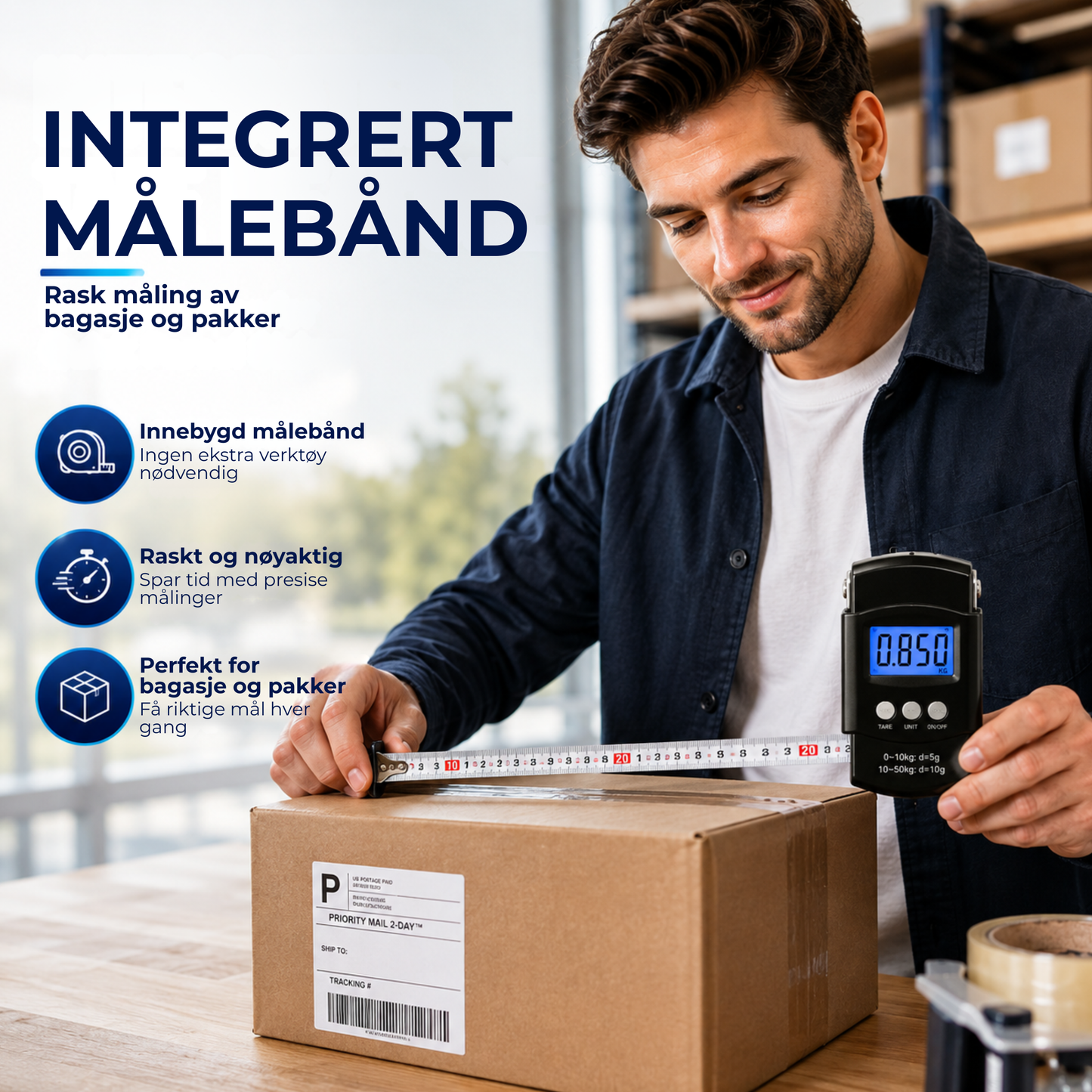 WeighGo™ | Bærbar elektronisk hengevekt