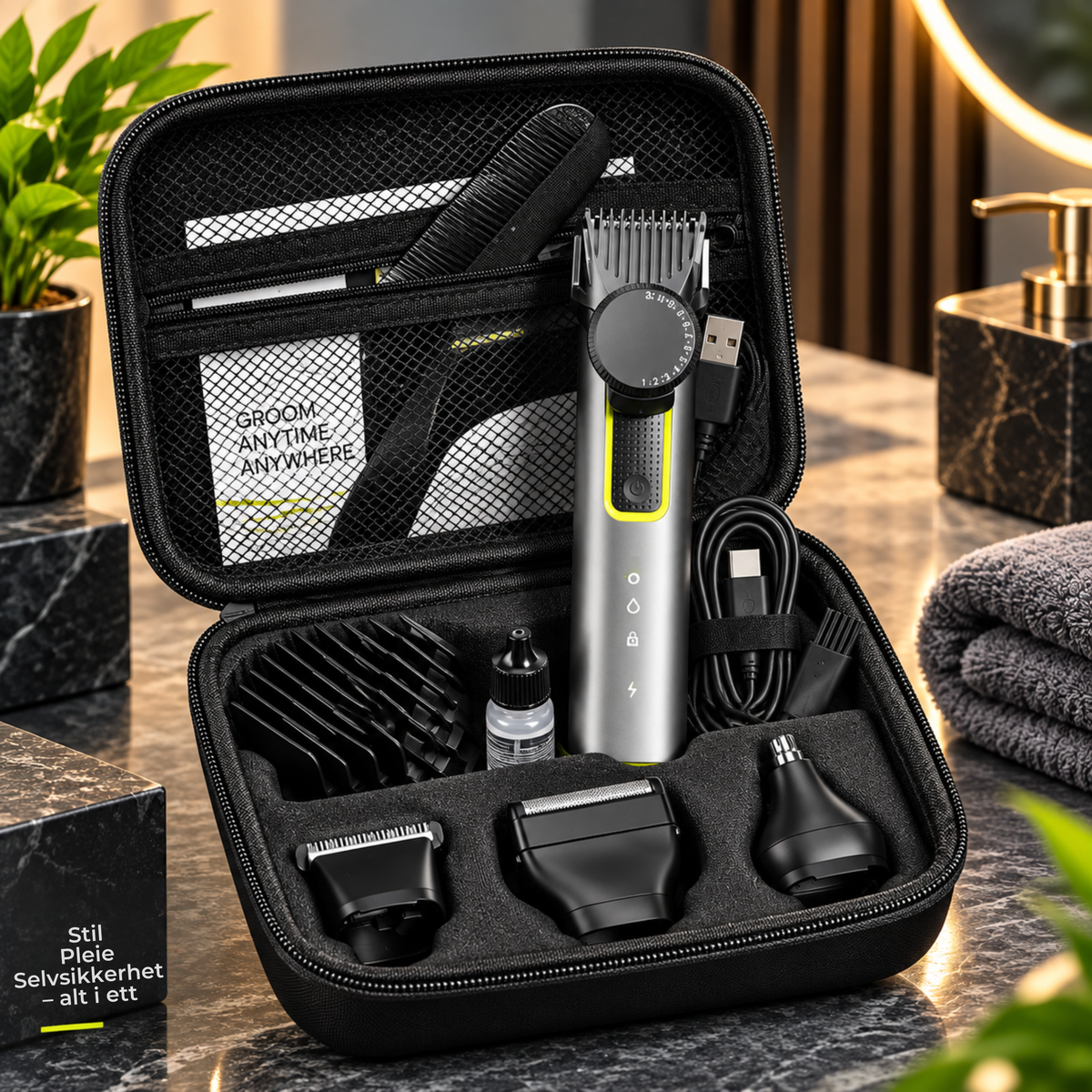 DetailCut Set™ | Én trimmer. Alt du trenger for en skarpere look
