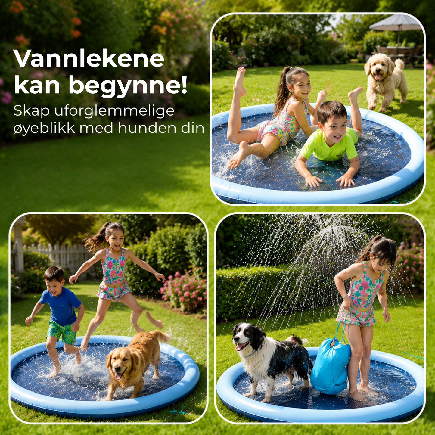 SplashPlay™| Hold hunden din avkjølt på varme sommerdager