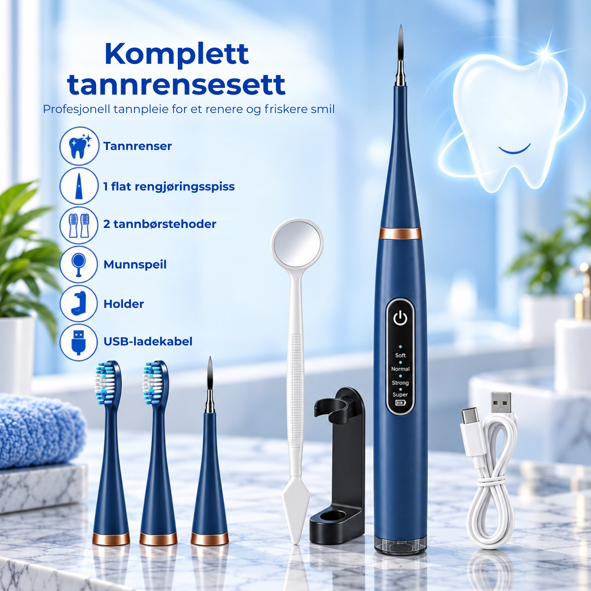CleanTooth Tool™ | Målrettet rengjøring der tannbørsten ikke kommer til