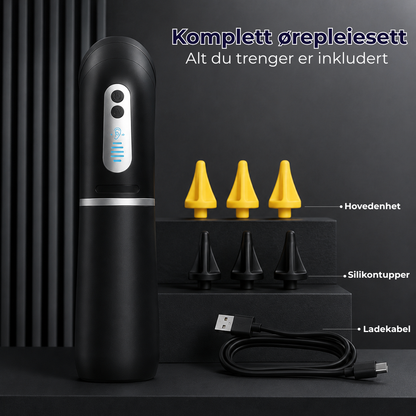 EarEase Pro™ | Elektrisk Ørerensekit – Skånsom og Sikker