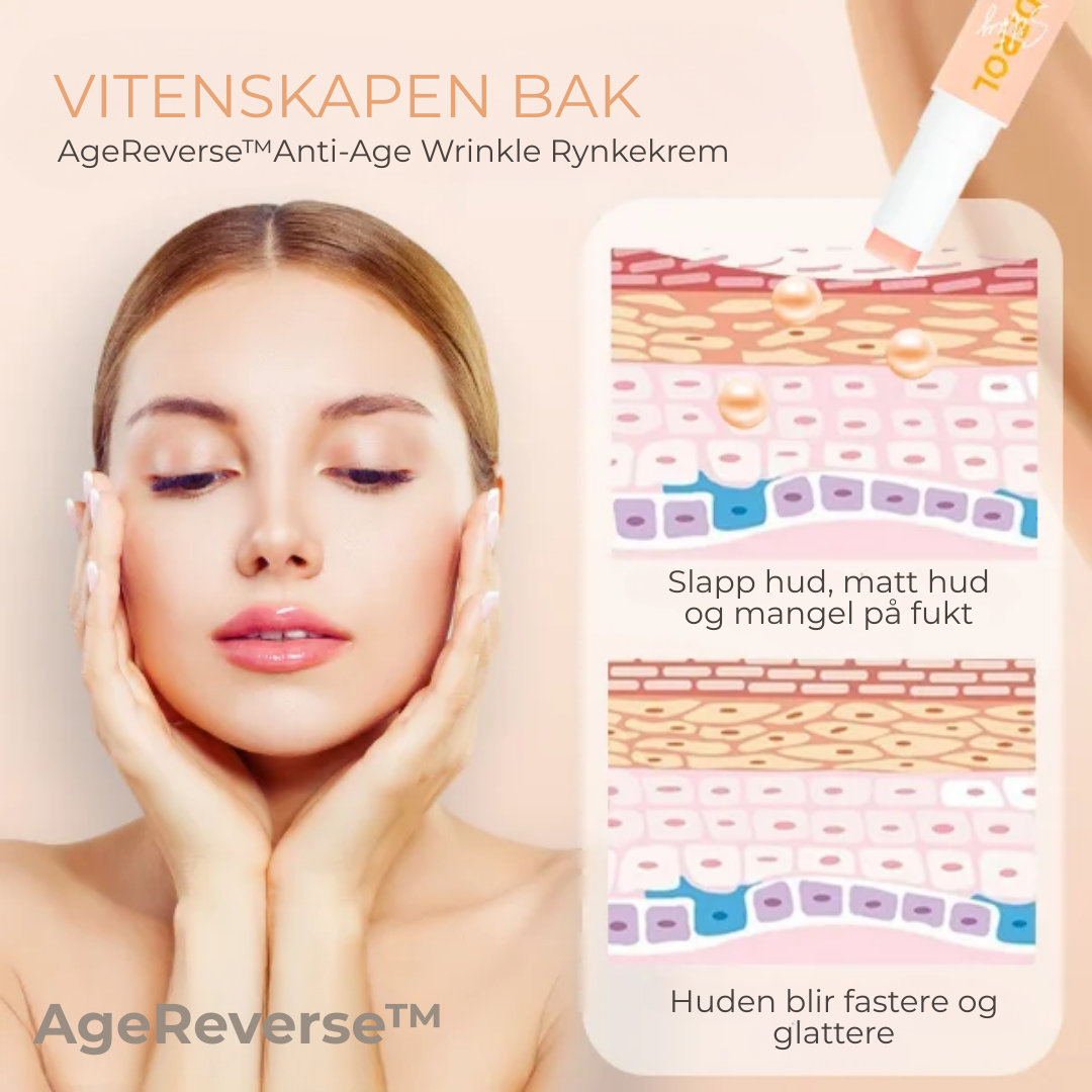 AgeReverse™ | Bli kvitt rynker umiddelbart!