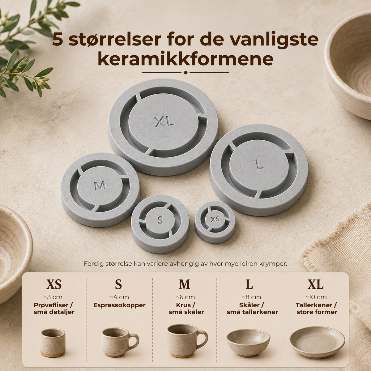 PotteryGuide™ | Jevnere fotringer, mindre måling
