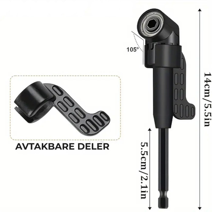 SmartAngle™ Borrvinkeladapter | Nå Trange Rom med Letthet